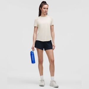 lululemon athletica Sculpt Short Sleeve Tee ivory size 12 nwt